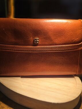 New Bosca Smooth Cognac Leather Wallet
